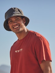 Gris - Sombrero de pescador 100 % algodón Sean de Animal - Imagen 1 de 3
