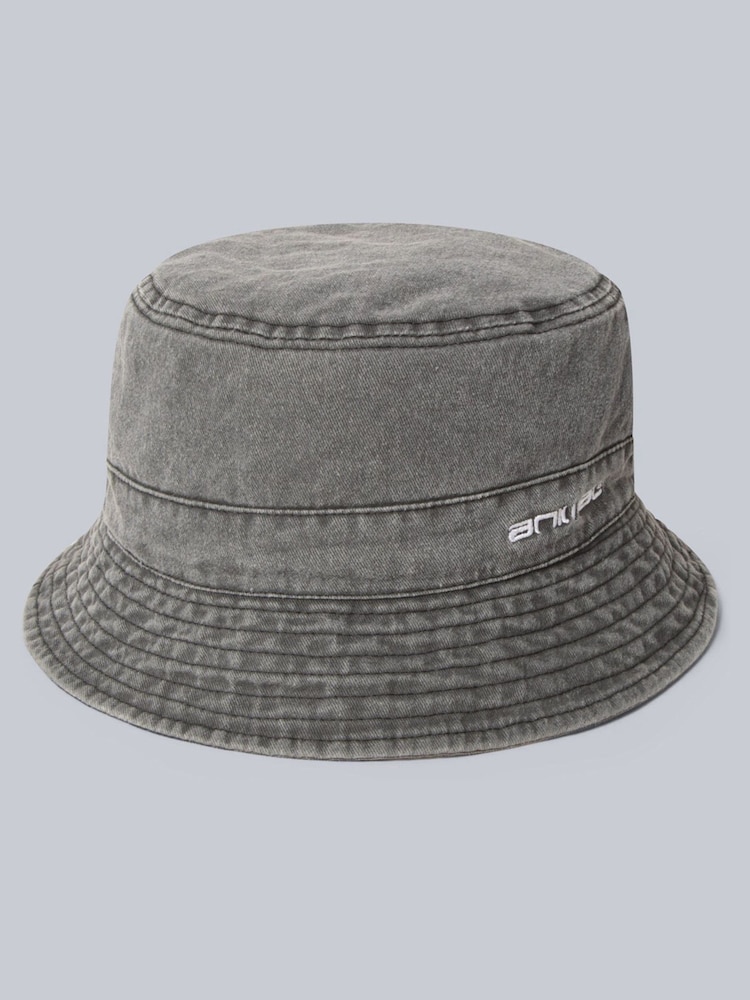 Gris - Sombrero de pescador 100 % algodón Sean de Animal - Imagen 2 de 3
