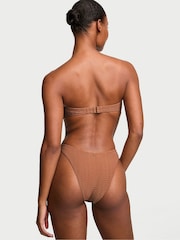 Victoria's Secret Caramel Brown Fishnet Brazilian Swim Bikini Bottom - Image 2 of 3