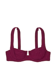Victoria's Secret Pink Rouge Fishnet Balcony Swim Bikini Top - Image 3 of 3