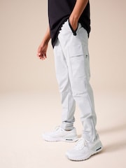Grey Tapered Leg Sporty Cargo Trousers (3-16yrs) - Image 2 of 4