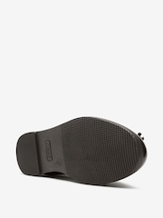 Black Patent Wide Fit (G) School Leather Tassel Loafers - Image 4 of 6