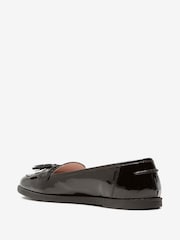 Black Patent Wide Fit (G) School Leather Tassel Loafers - Image 5 of 6