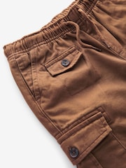 Tan Brown 100% Cotton Cargo Trousers (3-16yrs) - Image 7 of 7