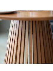 Gallery Home Natural Benton Slatted Dining Table - Image 2 of 3