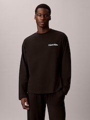 Calvin Klein Black Cotton Classics Pyjamas Top - Image 1 of 1