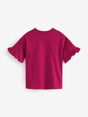 Bordo/bela - Baker by Ted Baker 100% Bombažna majica 3 Pakiranje - Slika 2 iz 4