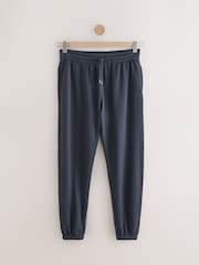 Navy Blue Cuffed Joggers - Image 8 of 10