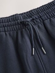 Navy Blue Cuffed Joggers - Image 9 of 10