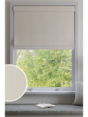 Light Natural 100% Cotton Made To Measure Roman Blinds - Image 1 of 6