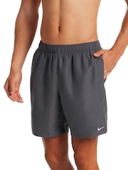 Nike Grey 7 Inch Essential Volley Swim Shorts - Image 1 of 3