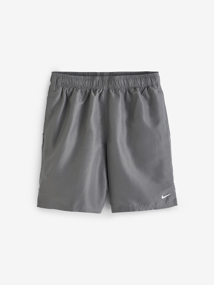 Nike Grey 7 Inch Essential Volley Swim Shorts - Image 3 of 3