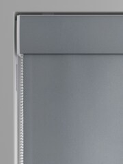 Steel Grey 100% Cotton Made To Measure Roman Blinds - Image 3 of 6