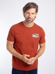 Portocaliu - Tricou Weird Fish cu imprimeu grafic pe față Coarse Fishing - Imaginea 1 din 6