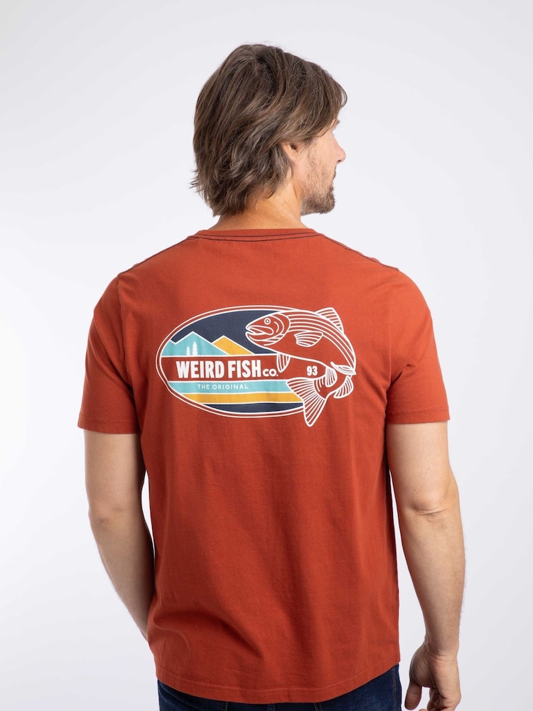 Portocaliu - Tricou Weird Fish cu imprimeu grafic pe față Coarse Fishing - Imaginea 2 din 6