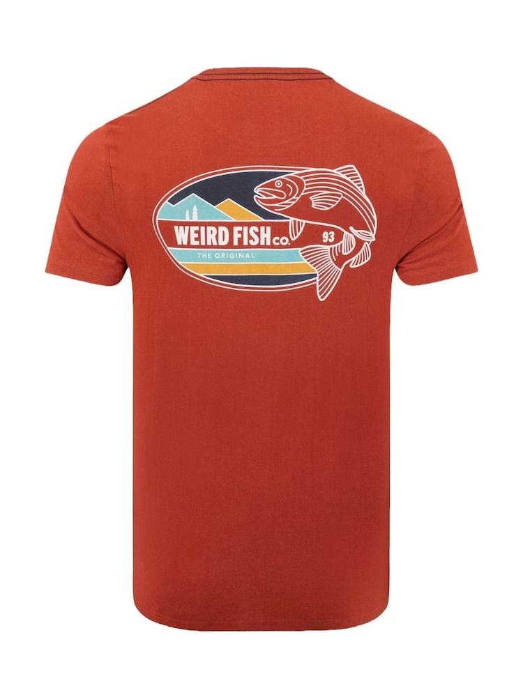Portocaliu - Tricou Weird Fish cu imprimeu grafic pe față Coarse Fishing - Imaginea 6 din 6