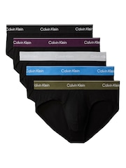 Calvin Klein מארז של 5 זוגות תחתוני בריף - בד סטרץ' מכותנה, דגם Icon - תמונה 1 מתוך 6