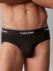 Calvin Klein מארז של 5 זוגות תחתוני בריף - בד סטרץ' מכותנה, דגם Icon - תמונה 3 מתוך 6