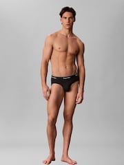 Calvin Klein מארז של 5 זוגות תחתוני בריף - בד סטרץ' מכותנה, דגם Icon - תמונה 4 מתוך 6