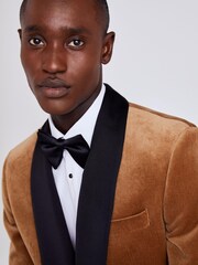 Camel - MOSS 100% Cotton Tailored Fit Jacket - Изображение 4 из 4