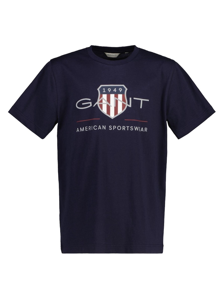 GANT Evening Blue Archive Shield Teens T-Shirt - Image 1 of 2