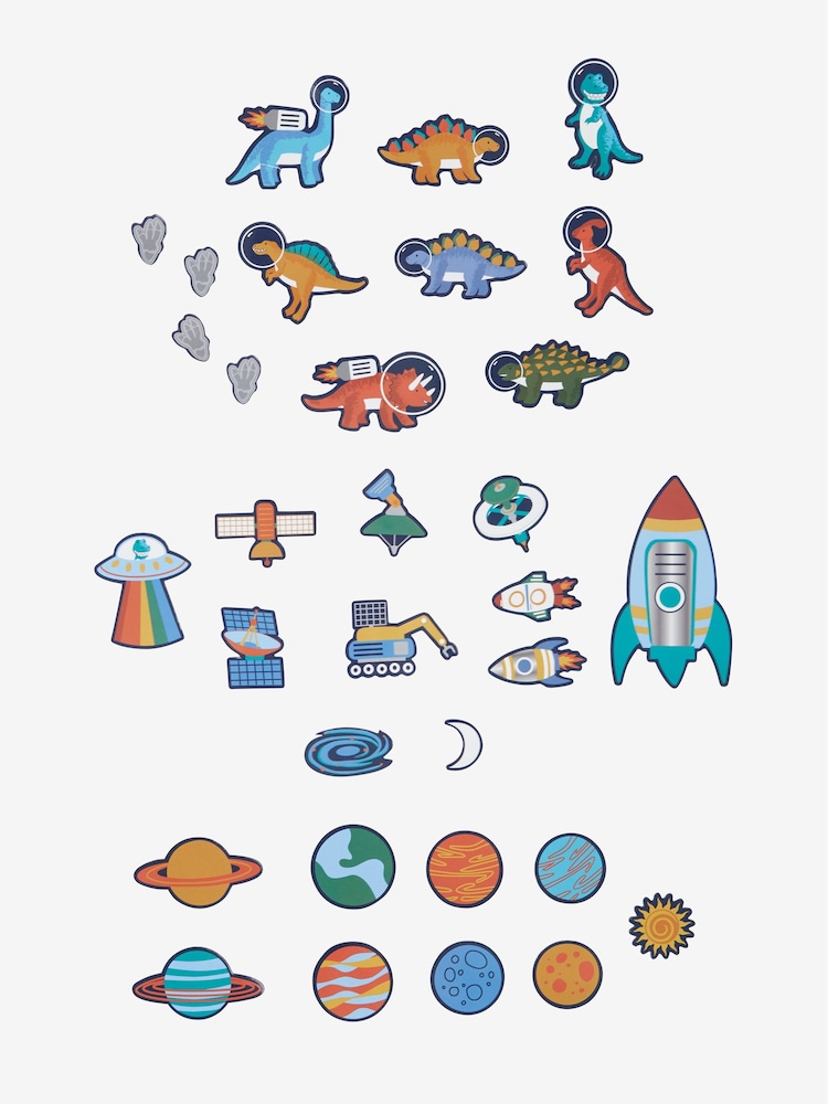 JoJo Maman Bébé Dinosaur Space Magnetic Scene Game - Image 7 of 7