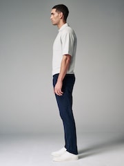 Navy Blue Premium Laundered 5 Pocket Trousers - Image 3 of 10