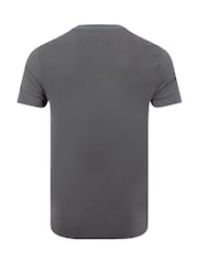 Weird Fish Grey Mountain Top Front Print Graphic T-Shirt - Image 6 of 6