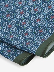 Grün & Blau - Set aus Krawatte und Einstecktuch - Bild 5 von 5