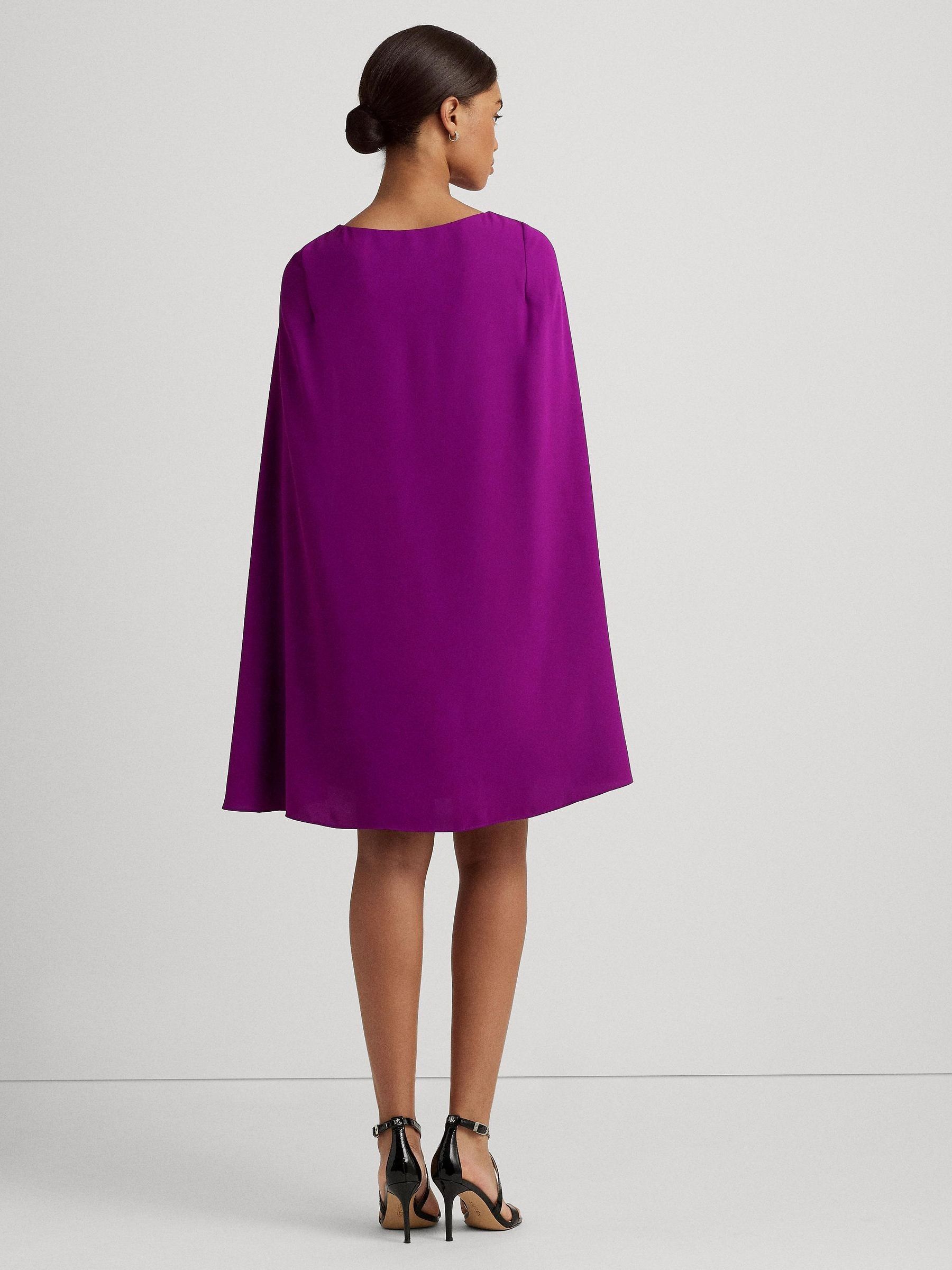 Purple cape dress shop