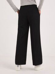 JD Williams Black PVL Wide Leg Trousers - Image 2 of 4