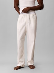 Calvin Klein White Cotton Poplin Pyjamas - Image 1 of 6