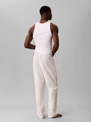Calvin Klein White Cotton Poplin Pyjamas - Image 2 of 6