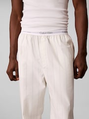 Calvin Klein White Cotton Poplin Pyjamas - Image 3 of 6