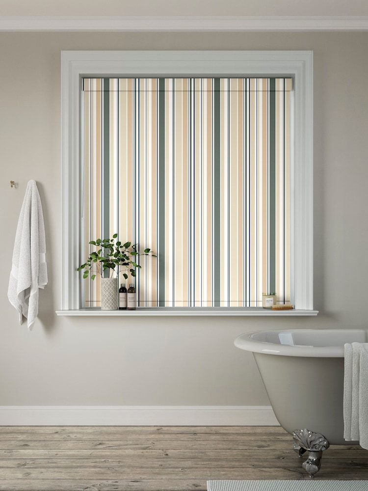 White Chindi Made to Measure Roller Blind - Image 2 of 6