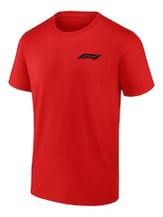 Fanatics Red Formula 1 Essentials T-Shirt - Image 2 of 3