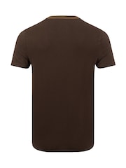 Weird Fish Brown Mountain Top Front Print Graphic T-Shirt - Image 6 of 6