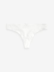Parline Nude Thong Microfibre Knickers 5 Pack - Image 4 of 5