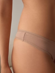 Praline Nude Thong Microfibre Knickers 5 Pack - Image 6 of 10