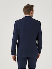 Skopes Blue Tailored Fit Fallon Wool Blend Suit: Jacket - Image 2 of 5