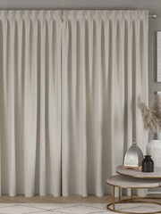 Light Natural 100% Cotton Made to Measure Curtains - Image 2 of 9