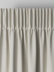 Light Natural 100% Cotton Made to Measure Curtains - Image 5 of 9