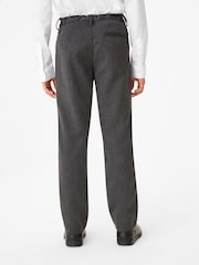 Gri - Pantaloni drepți formali pentru școală (3-17ani) - Image 3 of 12
