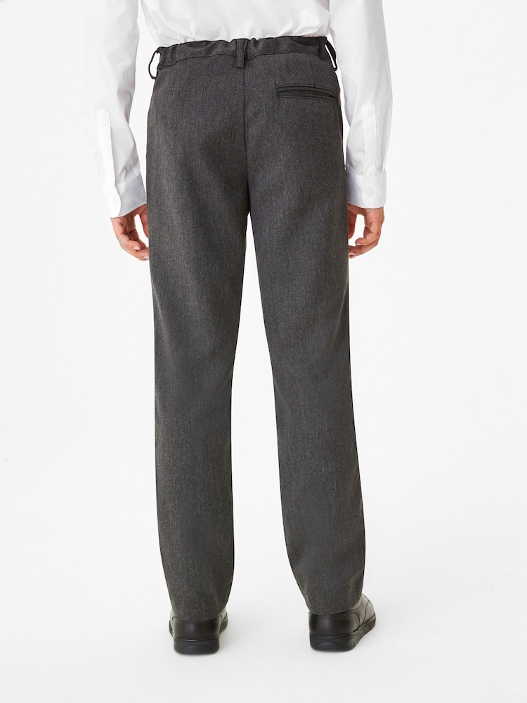 Grey Regular Waist Regular Leg Trousers (3-17yrs) - Image 3 of 12