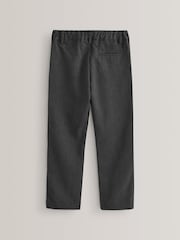 Gri - Pantaloni drepți formali pentru școală (3-17ani) - Image 8 of 12