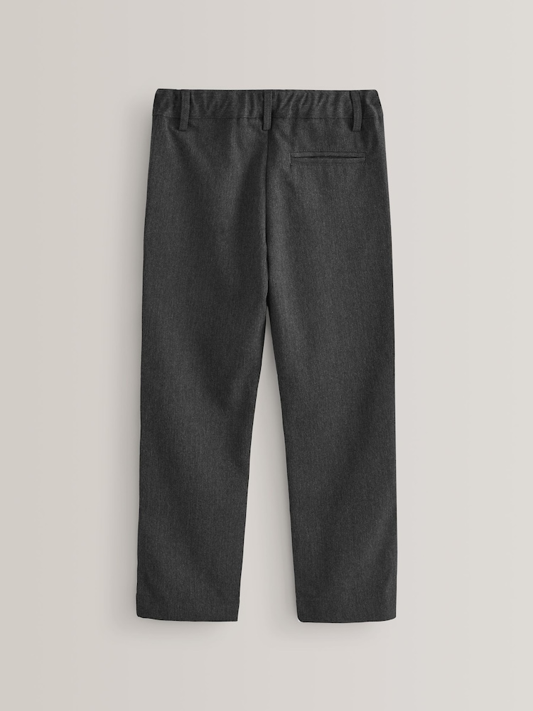 Grey Regular Waist Regular Leg Trousers (3-17yrs) - Image 8 of 12