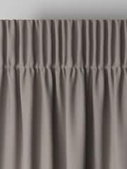 Dark Natural 100% Cotton Made to Measure Curtains - Image 5 of 9