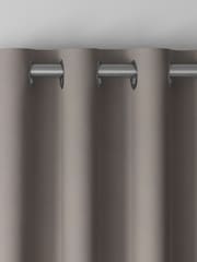 Dark Natural 100% Cotton Made to Measure Curtains - Image 7 of 9