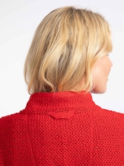 Weird Fish Red Sontee Full Zip Macaroni Fleece - Image 5 of 8