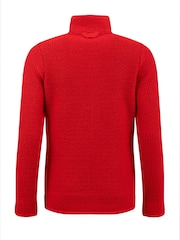 Weird Fish Red Sontee Full Zip Macaroni Fleece - Image 8 of 8